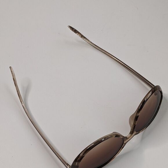 Amber Lens Striped Sunglasses - Picture 6 of 8